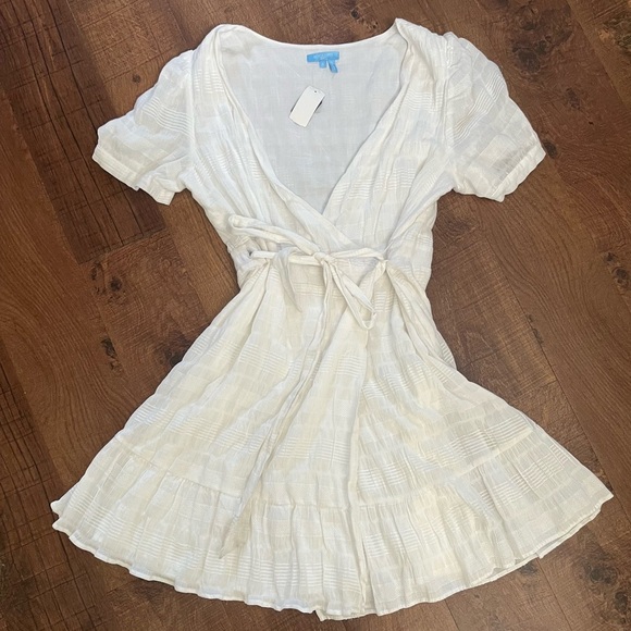 NWT Draper James Womens mini wrap dress Sz large - Picture 2 of 8